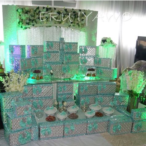 Eru Iyawo5 Eru Iyawo Decor, Eru Iyawo Packaging, Yoruba Wedding Engagement, Diy Hampers, Traditional Wedding Gifts, Wedding Packaging, Nigerian Traditional Wedding, Marriage Gift, African Weddings