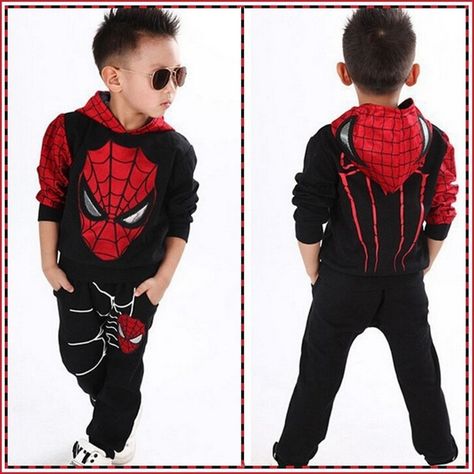 Spider Man Dress, Spiderman Outfit, Spring Toddler, Baby Spiderman, Man Cosplay, Spiderman Kids, Spiderman Costume, Sport Clothes, Clothing Website