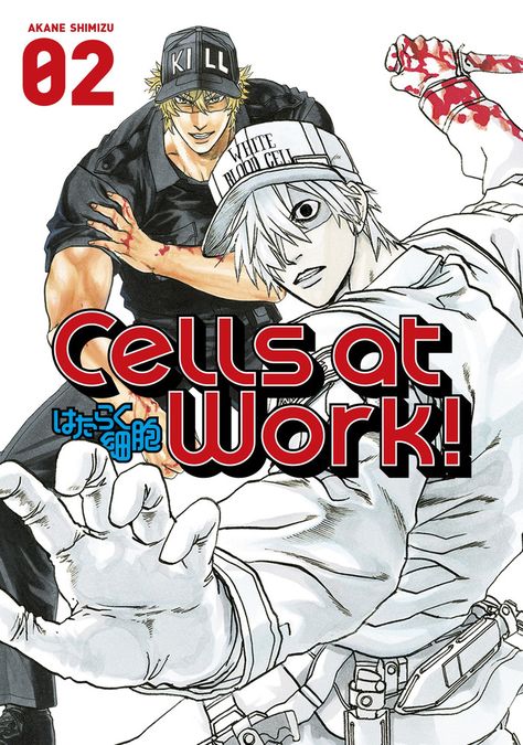 Cells At Work, T Cell, White Blood Cells, Red Blood Cells, Manga Books, Japanese Manga Series, Manga Covers, One Shot, Saitama