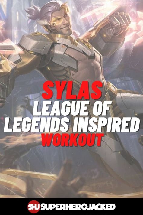 Sylas Workout Arcane Workout, Powerful Anime, Anime Training, Character Workouts, Db Curl, Pyramid Training, Overhead Tricep Extension, Superhero Academy, Anime Superhero