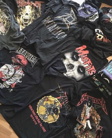 Vintage tees by Fear Of God Vintage Band Tees Outfits Men, Band Tee Outfits Men, Band Tees Outfits, Vintage Band Tees Outfits, Band Tees Outfits Grunge, Band Shirt Outfits, Band Tee Outfits, Grunge Outfits Men, Top Hairstyles For Men