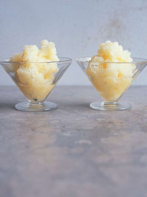 Pear and Lemon Granita Ice Recipes, Liquid Culture, Cream Photography, Granitas, Granita Recipes, Ice Cream Month, Frozen Juice, Palate Cleanser, Lemon Sorbet