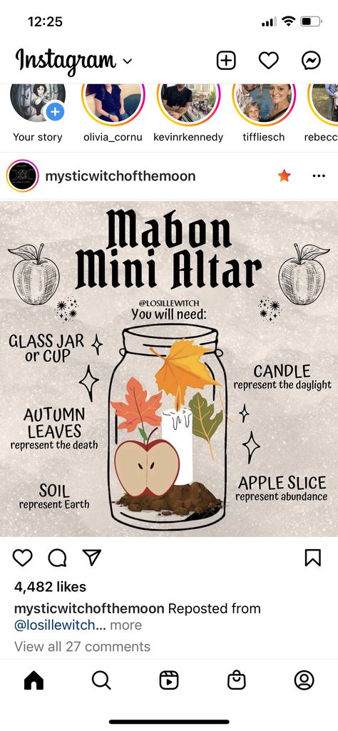 Mini Mabon Altar, Mabon Altar In A Jar, Mabon Mini Altar, Mini Altar, Witches Altar, Oh My Goddess, Mini Jars, Candle Cup, Glass Jars