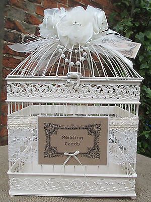 Wedding Card Holder Ideas, Honeymoon Fund Wedding, Card Holder Ideas, Wedding Table Centerpieces Purple, Birdcage Card Holders, Wedding Card Post Box, Wedding Post Box, Samantha Wedding, Wedding Fund