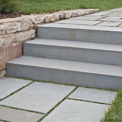 Bluestone Steps, Bluestone Walkway, Stepping Stone Walkways, Bluestone Pavers, Brick Pathway, Brick Steps, Step Treads, Bluestone Patio, Front Walkway