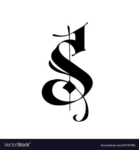 Letter S Tattoo, Tattoo Lettering Alphabet, Dafont Fonts, Gothic Script, Fonts Tattoo, Fonts Dafont, Fonts For Tattoos, Lettering Styles Alphabet, Number Fonts