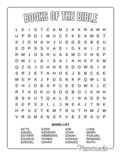 Bible Word Search Books Medium Books Of The Old Testament Printable, Bible Hidden Pictures Printables Free, Christian Word Search Printables, Bible Word Searches Free Printable, I Spy Bible Printables For Kids Free, Bible Study Kids Activities, Bible Kids Activities, Bible Activity Sheets For Kids, Bible Activities For Kids Printables