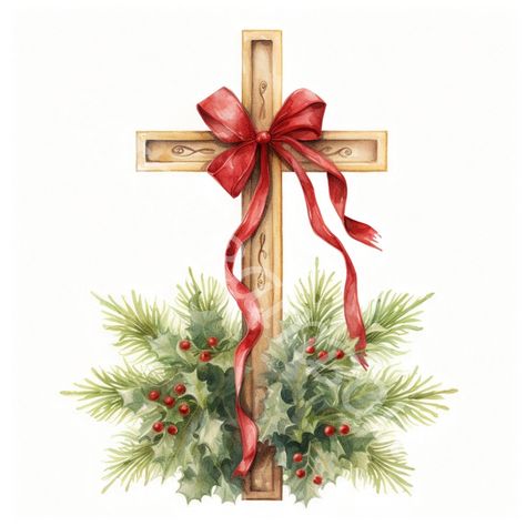 Cross Clipart, Christian Cross, Christian Christmas, Card Making, Clip Art, Christmas, Art