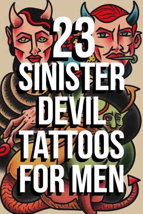 Striking Male Devil Tattoos for Tattoo Lovers Badass Tattoos Men, Skeleton Angel Tattoo, Dance With The Devil Tattoo, Sigil Tattoo Men, Dark Tattoos Creepy Demons, Demon Hand Tattoo, Dark Gothic Tattoo Ideas, Evil Angel Tattoo, Dragon Head Art