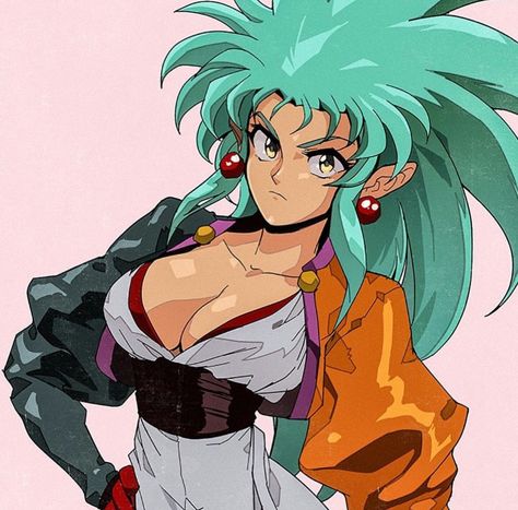 Tenchi Universe, Tenchi Muyo, Hayao Miyazaki Art, Old Anime, Figure Drawing Reference, 90s Anime, Illustration Character Design, Character Illustration, Anime Style