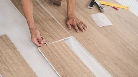 Why You May Want To Reconsider Installing Click-Lock Flooring In Your Home - House Digest Click Lock Flooring, Interior Remodel, Diy Fan, Best Flooring, Exclusive Home, Engineered Hardwood Flooring, Flooring Options, Engineered Hardwood, Be The Best