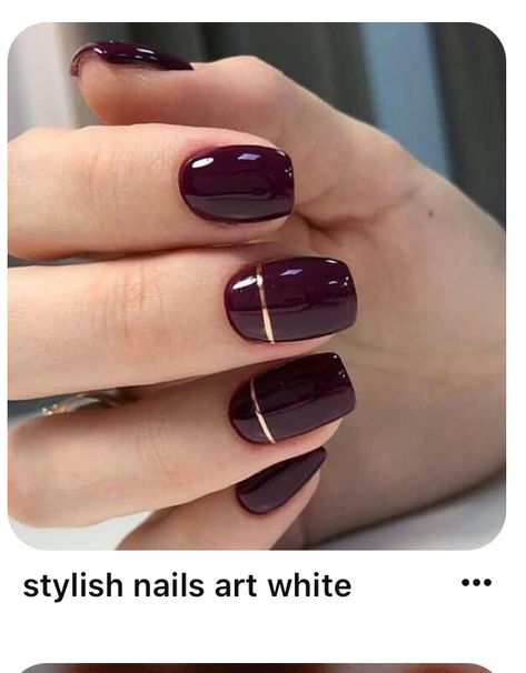 Maroon Nail, Spring Designs, French Pedicure, Nail Acrylic, Square Nail, Square Nail Designs, Fall Nail Art Designs, Short Square Nails, Makijaż Smokey Eye