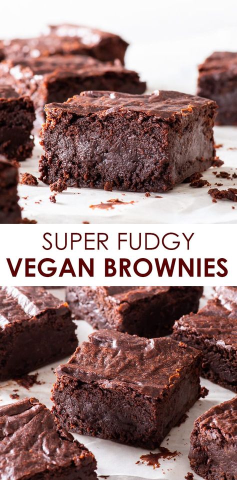 Oat Flour Desserts, Diy Deserts, Oat Flour Brownies, Macro Desserts, Vegan Brownies Easy, Gf Brownies, Fudgy Vegan Brownies, Best Vegan Brownies, Resep Vegan