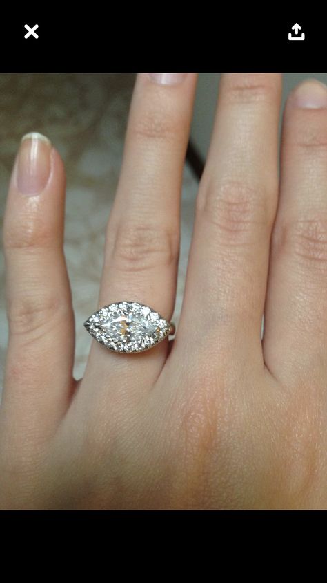 Marquise Diamond Ring Settings, Marquise Ring Setting, Unconventional Engagement Rings, Non Diamond Engagement Rings, Marquise Engagement Ring, Pink Engagement Ring, Marquise Diamond Engagement Ring, Engagement Rings Twisted, Marquise Diamond Ring