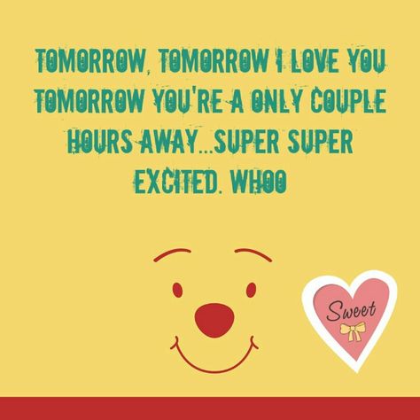 So excited to see you tomorrow love. So Excited To See You Quotes, Excited To See You Quotes, See You Tomorrow, Seeing You Quotes, Big Hugs For You, Damsel In Defense, Azad Kashmir, Excited To See You, You Quotes