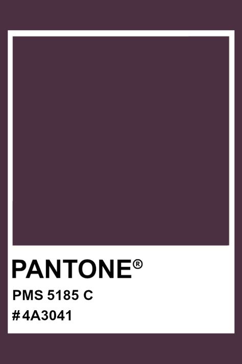 PANTONE 5185 C #pantone #color #PMS #hex Viola Pantone, Pantone Colors Purple, Dark Purple Pantone, Pantone Plum, Burgundy Pantone, Aubergine Color Palette, Pantone Purple, Uniform Illustration, Purple Hex