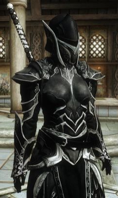 Skyrim Ebony Armor, Skyrim Daedric Armor, Ebony Armor, Skyrim Armor, Daedric Armor, Armor Cosplay, Knight Armor, Character Ideas, Elder Scrolls