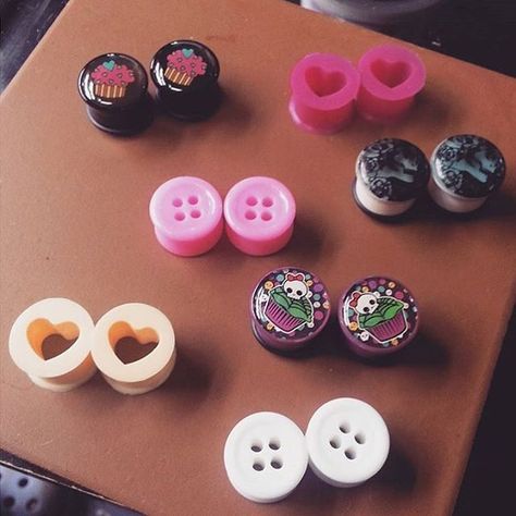 Kick your pierced style up a notch with plugs and tunnels @ BODYCANDY.COM Piercing Party, Pretty Plugs, Plugs And Tunnels, Tapers And Plugs, Cool Ear Piercings, Jewelry Piercing, Cool Piercings, Cute Ear Piercings, Cute Piercings