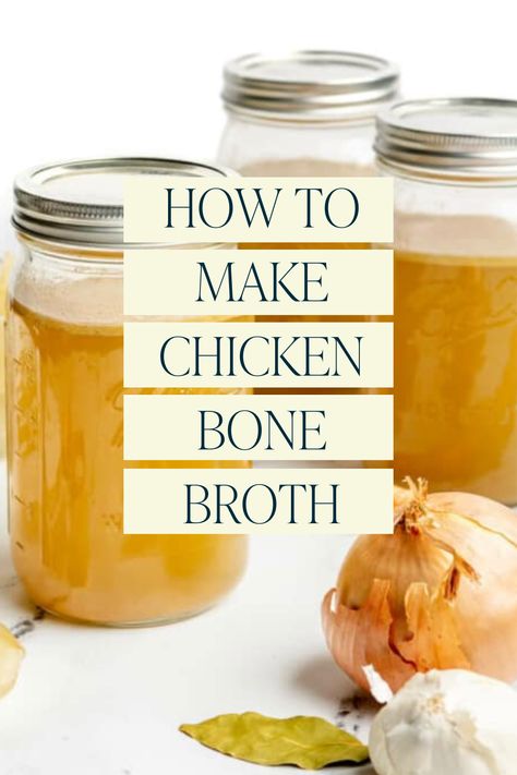 Making chicken broth is exceptionally easy. It takes a bit of time (not as much as chicken stock/bone broth, though) but almost all of it is hands-off. As far as method goes, you can choose between the Instant Pot, slow cooker, or stovetop. Chicken Broth From Bones, Chicken Bone Broth Recipe, Homemade Tomato Soup Recipe, Make Chicken Broth, Chicken Broth Recipes, Chicken Bone Broth, Healthy Probiotics, Bone Broth Recipe, Homemade Soup Recipe