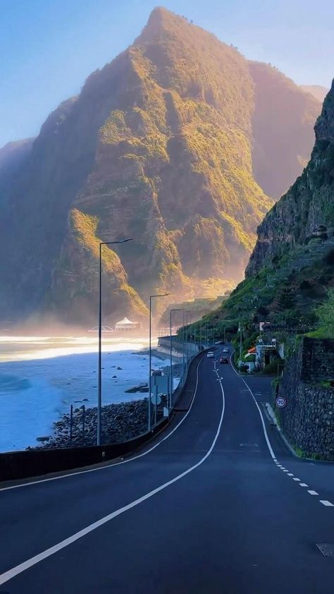 Madeira, 10:00 AM 🏔️🌊 • • • • #madeira #portugal #travel #roadtrip #coast #beach #ocean #nature #mountains #travelphotography #visitmadeira #visitportugal #naturephotography Beautiful Places To Travel Videos, Travel Videos Aesthetic, Adventure Travel Videos, Maderia Portugal, Travel Edits, Traveling Videos, Traveling Video, Holidays Destinations, Portugal Coast