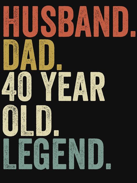 "Funny 40th birthday for men Vintage Dad born in 1984 Husband" Classic T-Shirt for Sale by Animal-Replicas | Redbubble Vintage 1984 Birthday, 40 Birthday Funny Quotes, Happy 40th Birthday Men, Birthday 40th Men, 40 Birthday Men, 40 Birthday Ideas For Men Decoration, 40th Birthday Ideas For Men Themes, Husband 40th Birthday Ideas, 40 Birthday Ideas For Men