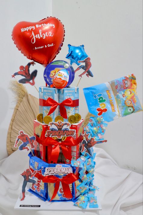 Snack Tower, Manik Manik, Man Spider, Flower Box Gift, Safari Birthday, Snack Cake, Flower Box, Box Gift, Flower Boxes