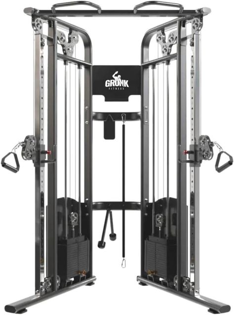 Gronk Fitness Functional Trainer with Dual Weights Stack for ... Functional Trainer, Cable Workout, Garage Gym, Home Gym, No Equipment Workout, Gym Workouts, Gym Equipment, Cable, Gym