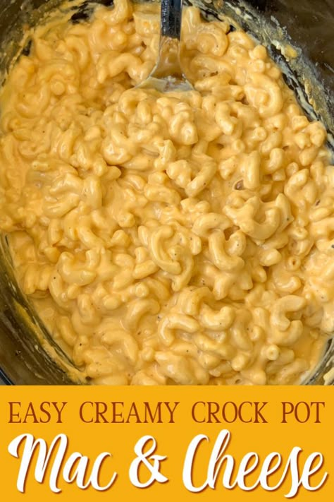 Best Mac And Cheese Recipe Easy, Easy Crockpot Mac And Cheese Recipe, Crock Pot Mac And Cheese, Crockpot Mac N Cheese Recipe, Crock Pot Mac, Easy Mac N Cheese Recipe, Pot Mac And Cheese, Best Mac N Cheese Recipe, Crockpot Mac And Cheese