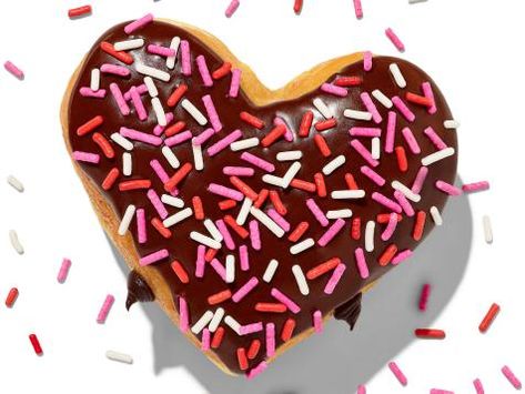 Pink Sprinkles, Chocolate Fan, Filled Donuts, Mocha Latte, Brownie Batter, Red Food Coloring, Valentine Fun, Velvet Cake, Chocolate Frosting