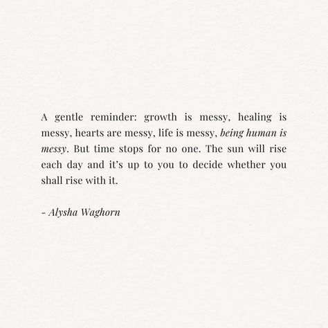 Alysha Waghorn’s Instagram post: “Rise & shine, friends 🤍✨🦋” Alysha Waghorn Quotes, Alysha Waghorn, Nursing Journal, Hopes And Dreams, Random Thoughts, Deep Words, Brain Teasers, Positive Mindset, Positive Thoughts