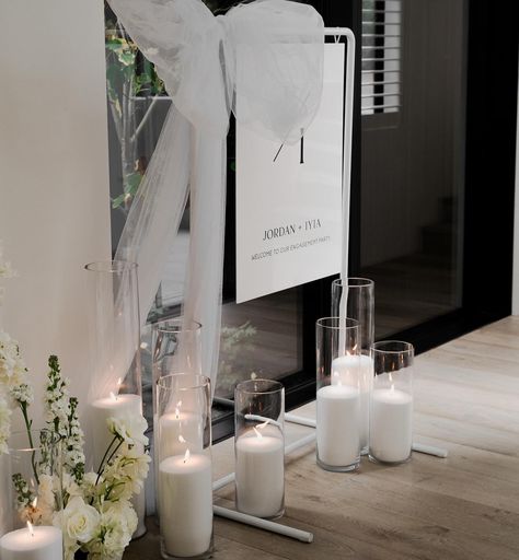 One of the candle installations we did for @iyialiu and Jordan’s stunning engagement party, was for their welcome sign. This entrance install greeted guests on arrival, and ended up being a beautiful backdrop for guest photos. To elevate and complement wedding or event signage, consider adding a range of our luxury candles. It just adds that magic touch x @milliecreative.nz @devonportflowers • • • • #engagement #engagementparty #eventcandles #weddingcandles #weddingsignage #seatingsign ... Engagement Party Signage, Candle Installation, Party Signage, Seating Sign, Event Signage, Beautiful Backdrops, Luxury Candles, Wedding Candles, Wedding Signage