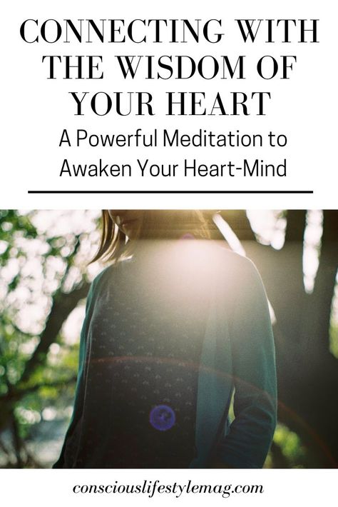 Heart Wisdom Meditation: This simple but powerful heart meditation will connect you with the deep, innate wisdom, joy and love contained within your heart-mind. #HeartWisdom #Meditation #MindHack #ConsciousLifestyleMag Heart Meditation Script, Heart Chakra Meditation Script, Heart Meditation, Guided Meditation Scripts, Conscious Lifestyle, Meditation Tips, Meditation Scripts, Gods Guidance, Brain Connections