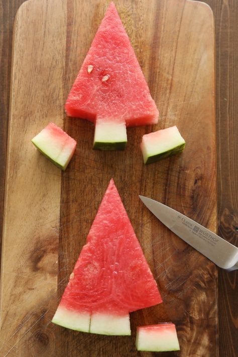 Watermelon Tree, Cut A Watermelon, Cut Watermelon, Watermelon Slices, Cut Up, Find Your Style, Xmas Tree, Triangles, More Fun