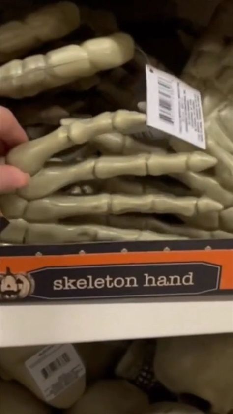 Grab 5 Dollar Tree skeleton hands...💀🧙‍♀️🎃👻 | DIY with Hometalk | DIY with Hometalk · Original audio Dollar Tree Skeleton Crafts, Skeleton Craft, Skeleton Arm, Hometalk Diy, 2023 Ideas, Witch Hands, Dollar Tree Halloween, 5 Dollar, Skeleton Head