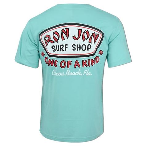 Ron Johns Surf Shop, Custom Surfboards, Ron Jon, Ron Jon Surf Shop, Toddler Tops, Graphic Tee Dress, Cocoa Beach, Badge Logo, Surf Wear