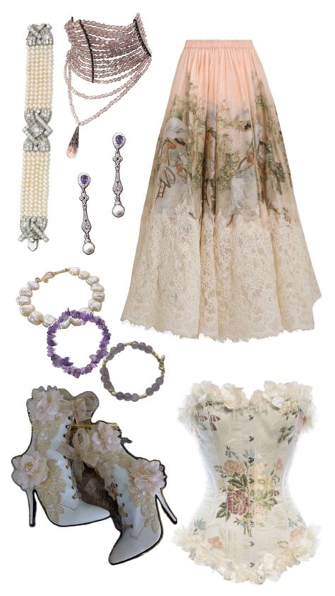 #fairycore#fairies#aesthetic#corsets#zimermann#pearls Fairies Aesthetic, Fairy Core Aesthetic, Fairy Clothes, + Core + Aesthetic, Fairy Core, Kpop Outfits, Corsets, Outfits Aesthetic, Boho Outfits