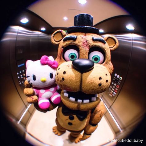 Hello Kitty Doll, Freddy Fazbear, Hello Kitty, Kitty