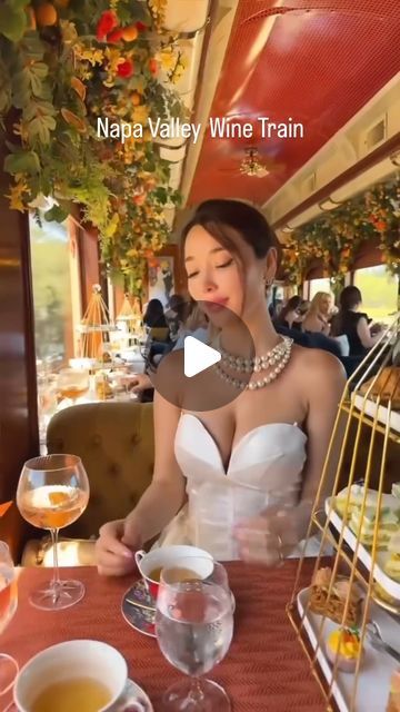 Napa Valley Wine Train on Instagram: "Toast to elegant afternoons. Indulge in a luxurious journey with us and @ChandonUSA aboard our Afternoon Tea experience🥂

Visit the link in our bio to learn more and secure your seat today! 
 
🎥: @saya_traveler" Napa Valley Wine Train, Wine Train, Wineries Outfit, Napa Valley Wine, Napa Valley, May 21, Afternoon Tea, Toast, Train