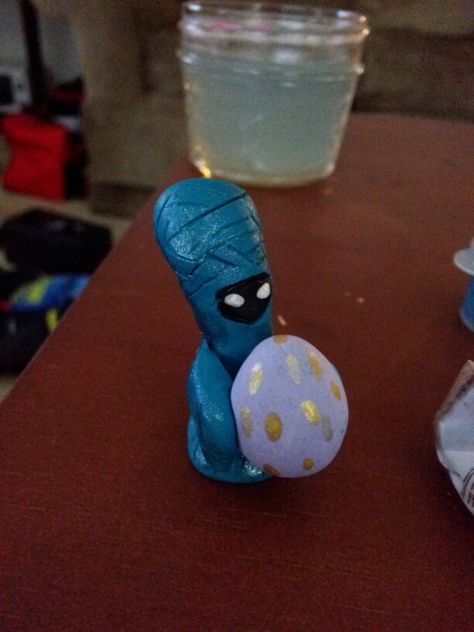 Polymer clay Spyro egg thief Spyro The Dragon, Clay Charms, Clay Ideas, Clay Crafts, Adventure Time, 3d Printer, Diy Art, Polymer Clay, Printer