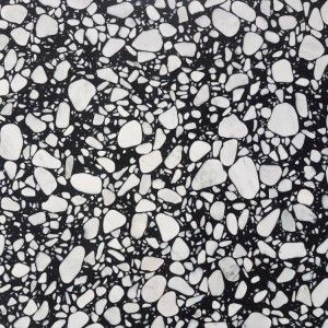 Terrazzo Noir et Blanc Kelly Wearstler Tile, Calcatta Quartz, Marble Porcelain Tile, Concrete Terrazzo, Ann Sacks Tiles, Statuario Marble, Countertop Slabs, Artificial Marble, Bathroom Shower Walls