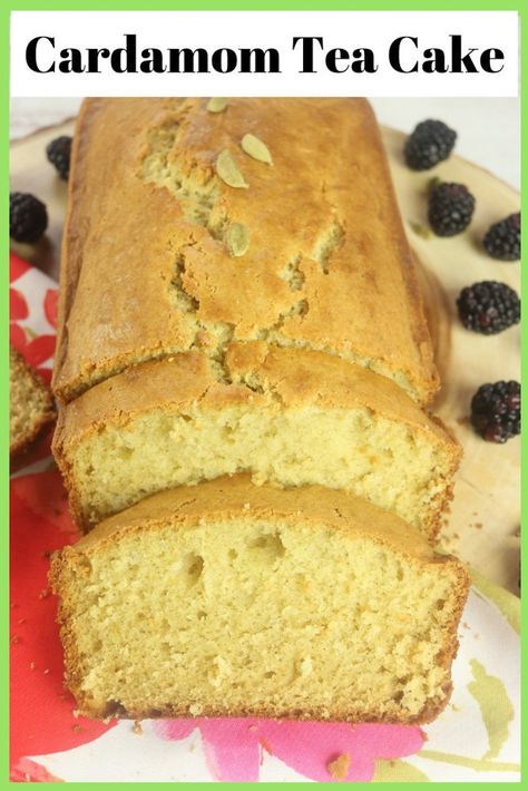 Cardamom Quick Bread, Cardamom Pound Cake, Tea Cake Loaf, Swedish Cardamom Cake, Cardamom Cake Recipe, Tea Bread Recipes, Cardamom Desserts, Finnish Pastries, Cardamom Tea Cake