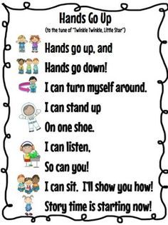 Preschool Stretches, Helper Chart Preschool Free Printable, Lunch Time Songs For Preschool, Music Unit For Preschool, Week Of The Child Activities, Pbis Preschool Ideas, Preschool 3s Classroom, Preschool Must Haves Classroom, Preschool Greetings