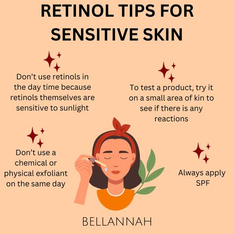 Retinol Tips for Sensitive Skin: Master the art of skincare with these gentle yet effective tips. Your sensitive skin deserves the best! #Skincare #SkincareTips #SensitiveSkin #Retinol Retinol Sensitive Skin, Tighten Facial Skin, Light Moisturizer, Clear Skin Tips, Dry Sensitive Skin, Broad Spectrum Sunscreen, Gentle Cleanser, Youthful Skin, Facial Skin