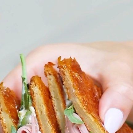 Geoffrey Michael Dimitrovski on Instagram: "Now this is what I’m talking about! Takes a croissant to the next level. Candied Croissant Sandwich! Burrata, freshly cracked black pepper, balsamic glaze drizzle, pistachios, mortadella, and fresh arugula all in between two Candied Croissant Crisps! You can also eat this as a toast. #PHAAT This masterpiece is from @thenaughtyfork ❤️ #croissant #asmr #crunch #truffle #chef #foodie #lindt #smooth #crunchy #crispy #love #eat #share #luxury #art # Candied Croissant, Croissant Sandwich, Food Mood, Balsamic Glaze, Love Eat, Luxury Art, Arugula, Pistachio, Black Pepper