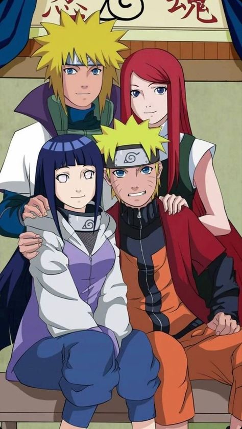 Naruto Family Wallpaper, Naruto And Hinata Wallpaper, Baruto Manga, Kingdom Hearts Anime, Naruto And Sasuke Kiss, Naruto Jiraiya, Family Wallpaper, Cute Desktop, Photo Naruto