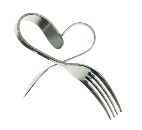 Fork and spoon heart. Fork and spoon bent in shape of heart isolated , #AFFILIATE, #heart, #spoon, #Fork, #isolated, #shape #ad Fork Logo, Spoon Bending, Heart Spoon, Shape Of Heart, Valentine Centerpieces, Fork And Spoon, Spoon Fork, Forks And Spoons, Stock Photography Free