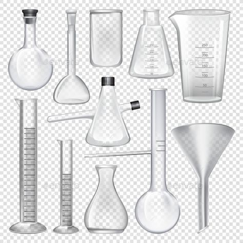 Laboratory Glassware Instruments Laboratory Glassware, Lab Instruments, Glassware Design, Glass Transparent, Herbal Magic, Logo Icons, Editorial Design, Typography Design, Chemistry