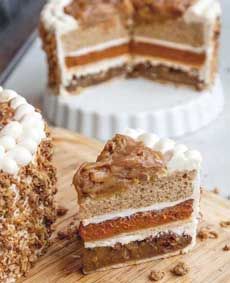 PieCaken Recipe | THE NIBBLE Blog - Adventures In The World Of Fine Food Thanksgiving Desserts Kids, Nursing Cake, Thanksgiving Cakes, Impressive Desserts, Thanksgiving Food, Pie Cake, Spice Cake, Apple Pies Filling, Thanksgiving Desserts