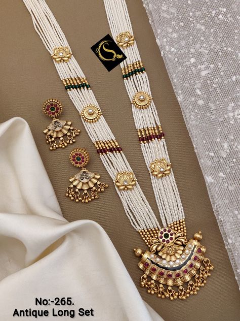 Gold kundan necklace