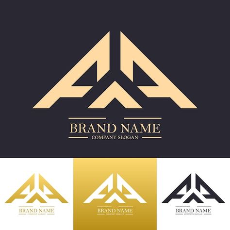 Aaa Logo Design, Aa Logo Design Letter, Aa Letter Logo, Aa Logo Design, A Typography Logo, Aaa Logo, Aa Logo, Idea Logo, Trucking Business